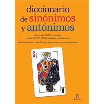 Diccionario de sinónimos y antónimos - 1
