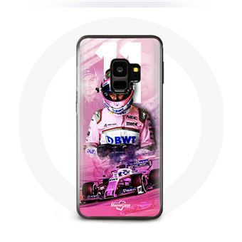 Capa Maniacase para Samsung Galaxy S9 Fórmula 1 Sergio Pérez Piloto de F1 Rosa - 1