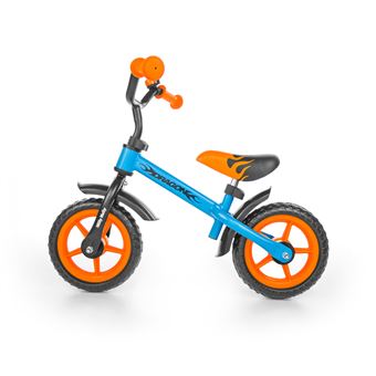 Bicicleta sem Pedais Milly Mally Dragon | Preto, Azul, Laranja