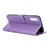 Capa PU Magunivers flor e borboleta roxo claro para Samsung Galaxy A50_3