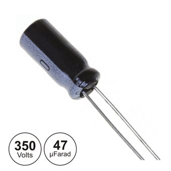Condensador Div Electrolitico 47Uf 350V 105º - 1