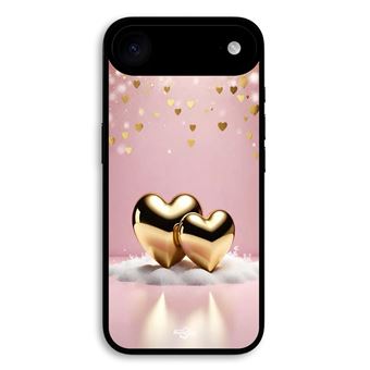 Capa Maniacase para iPhone 17 Air | Coração dourado brilhante - 1