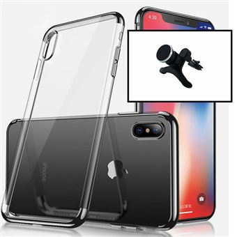 Kit Phonecare | Suporte Magnético Carro Reforçado + Capa SlimArmor para iPhone Xs - Preto - 1