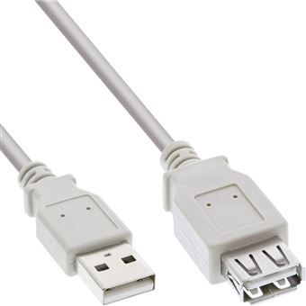 Cabo Usb InLine 34650X | Bege - 1