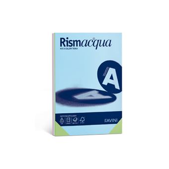 Papel para impressão favini rismacqua mix a3 (297x420 mm) 200 folhas cores sortidas - 1
