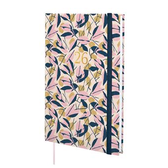 Agenda Semanal A5 2026 Finocam Berlin Leaves com Elástico - 1