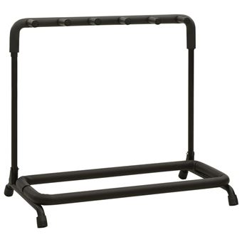 Suporte para Guitarras 5 secções vidaXL | Aço - Preto - 1