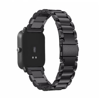 Bracelete de Aço e Ferramenta G4M para Amazfit Bip e Bip Lite / GTR 42mm/ GTS - Preto - 1