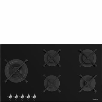 Placa a Gás Smeg Classic PV395LN | 90 cm | 5 Zonas | Preto - 1