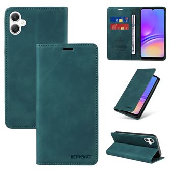 Capa FOXDOCK para Samsung Galaxy A06 5G | Bloqueio RFID | TPU | Aba/Detalhes em Pele Sintética | Compartimentos para cartões | Verde - 1