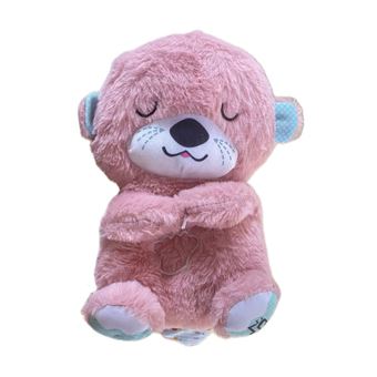 Peluche DUDAO SL01 Lontra do rio com a luz | Rosa - 1