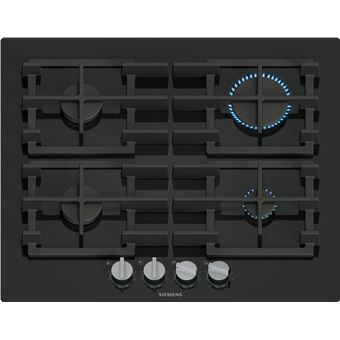 Placa a Gás Siemens iQ500 EP6A6PI40 | 59 cm | 4 Zonas | Preto - 1