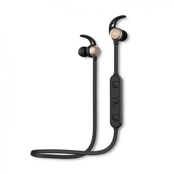 Auriculares Bluetooth Qoltec 50842 | Dourado - 1