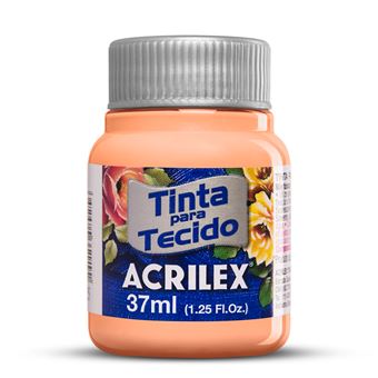 Tinta Acrilex Fosca para Tecido 04140/634 | 37ml - Pele Rosto Boneca - 1