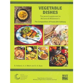 Vegetable Dishes - Supplement to the Composition of Foods - Paperback - 1992 - 1