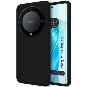 Capa Tumundosmartphone de silicone líquido ultramacio para Honor Magic 5 Lite 5G Preto - 1