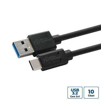 Cabo Usb Microconnect USB3.2CA0.25 | Preto - 1