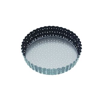 Forma perfurada com fundo amovível Master Class Kitchen Craft KCMCCB34 - 18cm - Cinzento - 1