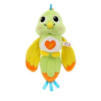 Peluche Little Tikes Lullaby Lovebird - Green Verde e Laranja e Amarelo