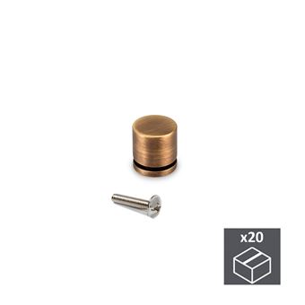 Pomo Emuca para Móvel | Zamak | Ouro Velho | 20 Ud. - 1