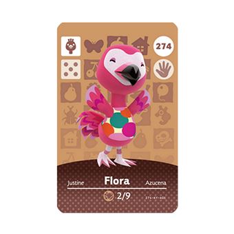 Cartão de NFC DreamWorks para Animal Crossing Compatível com Nintendo Switch Amiibo | 274 Flora - 1
