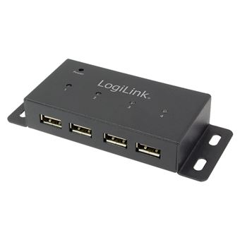 Hub de Interface LogiLink UA0141A | Preto - 1