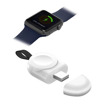 Carregador de Viagem Compacto USB DAM | Compatível com Apple Watch - Branco - 1