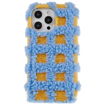 Capa e TPU grade quadrada, cor de contraste, à prova de queda Magunivers para iPhone 14 Pro Max - azul/amarelo - 1