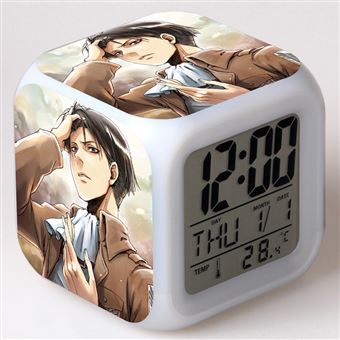 Despertador Infantil HSMY | LED | Multifuncional Colorido | Attack on Titan 5 - 1