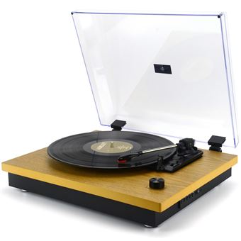 Gira-Discos Majestic Vintage | Plástico | Castanho | 43x12,5x34 cm - 1