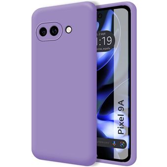 Capa Tumundosmartphone de Silicone Líquido ultramacio para Google Pixel 9a 5G | Roxa - 1