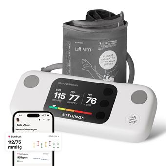 Medidor de Tensão Withings WPM07-08-ALL-INT | Branco - 1