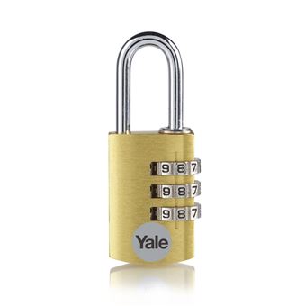 Cadeado Yale YE3CB/20/121/1/GO | Prateado - 1