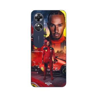 Capa Maniacase para Oppo A17 | Lewis Hamilton Scuderia Ferrari F1 oficial - 1
