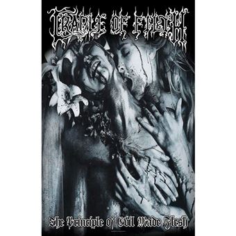 Poster Rock Off CRADLE OF FILTH - Principle Of Evil Made Flesh | Textile Poster | 70 cm x 106 cm - 1