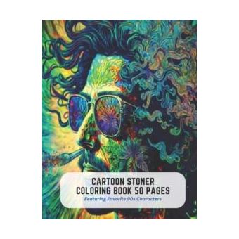 Cartoon Stoner Coloring Book 50 Pages - 1