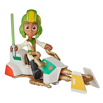 Star Wars Young Jedi Figura Kai Brightstar + Veículo Hasbro - 1