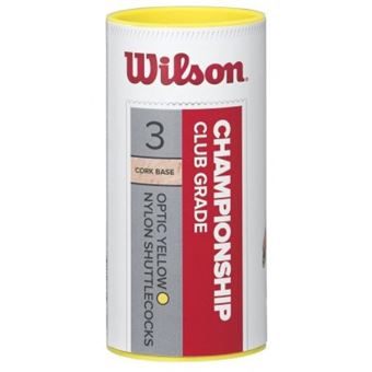 Volante de badminton Wilson Sporting Goods Co. WRT6040YE77 | Amarelo - 1