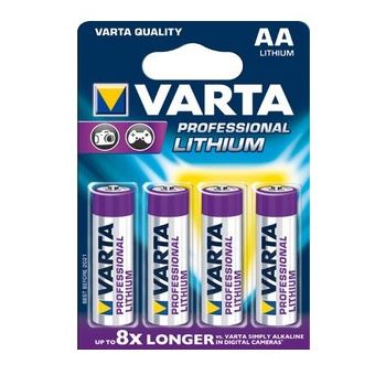 Pilha Varta 4x AA Lithium | Prateado - 1