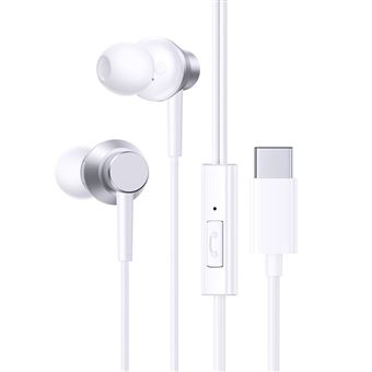 Auriculares Baseus ENCOK CZ11 WIRED EARPHONES MOON WHITE | Branco - 1