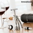 Conjunto de Acessórios para Vinho com Saca-rolhas Screwpull InnovaGoods (4 Peças)