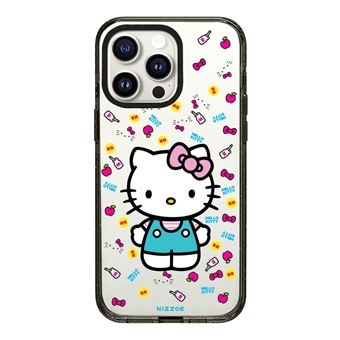 Capa de Silicone com Nizzoe ST-18 para iPhone 15 PRO - Preto transparente - 1