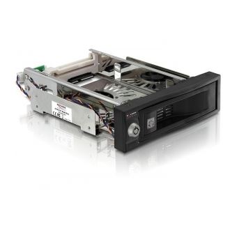 Painel Baía de Disco DeLOCK 47199 | Preto - 1