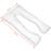Almofada de Gravidez vidaXL 90X145 cm Branco_2