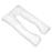 Almofada de Gravidez vidaXL 90X145 cm Branco_3