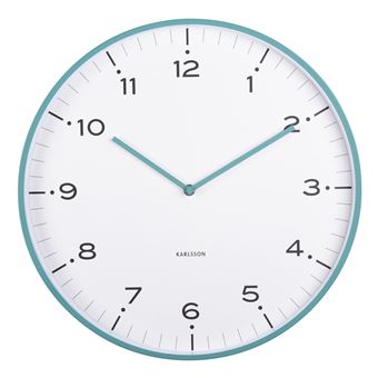 Relógio de Parede Karlsson KA6011BL | Azul, Turquesa - 1