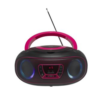 Leitor de Cd Denver TCL-212BT PINK | Rosa - 1