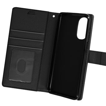 Capa Avizar Para Motorola Moto G52 E G82 Aba Com Função Carteira E Suporte Vídeo Preto - 1