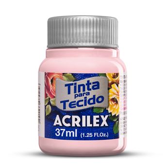 Tinta Acrilex Fosca para Tecido 04140/635 | 37ml - Rosa Candy - 1