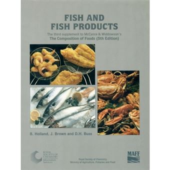 Fish and Fish Products - Supplement to the Composition of Foods - Paperback - 1993 - 1